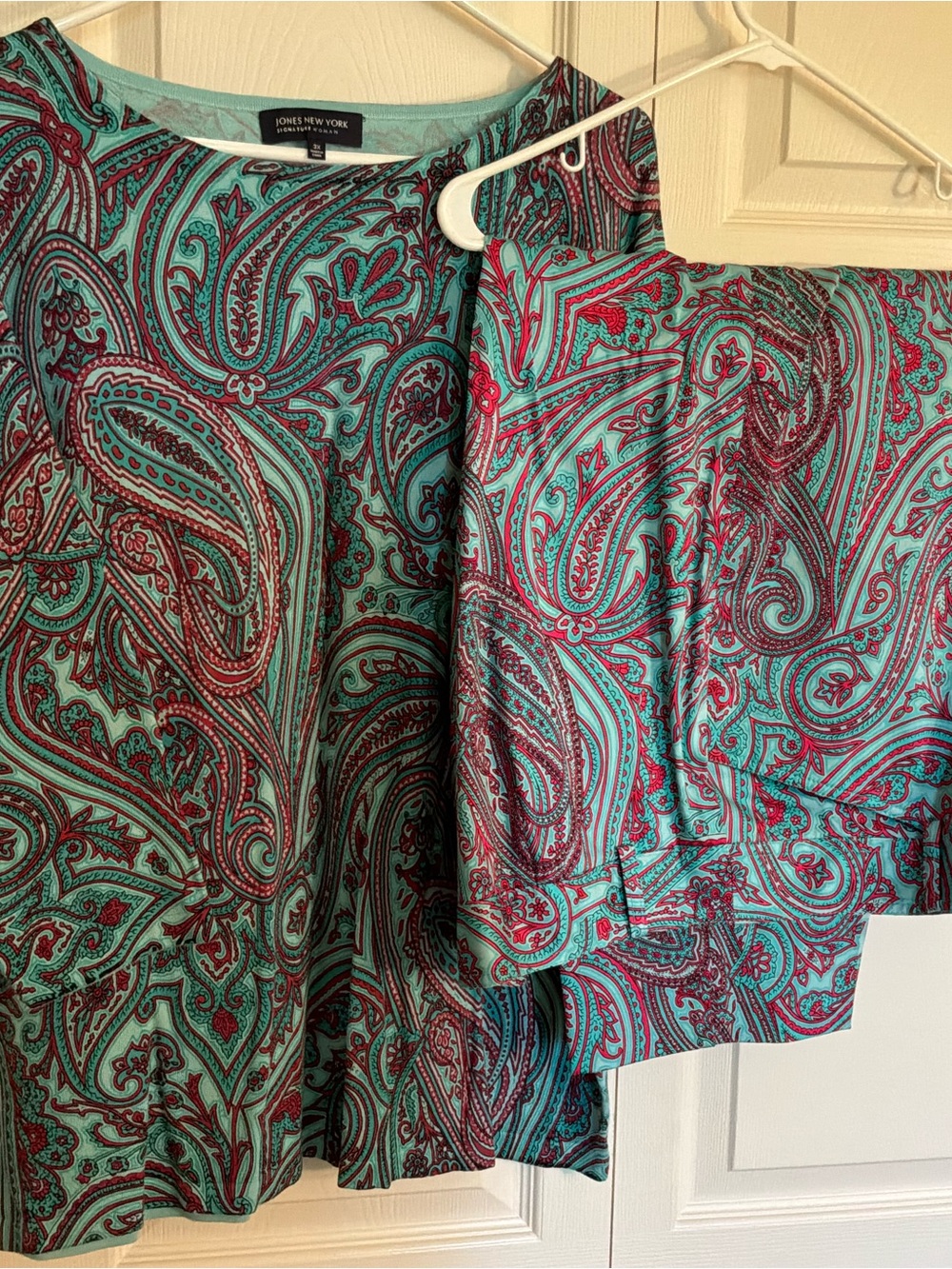 Paisley Jones NY Capri & Sweater 2pc set NWOT 2-3x